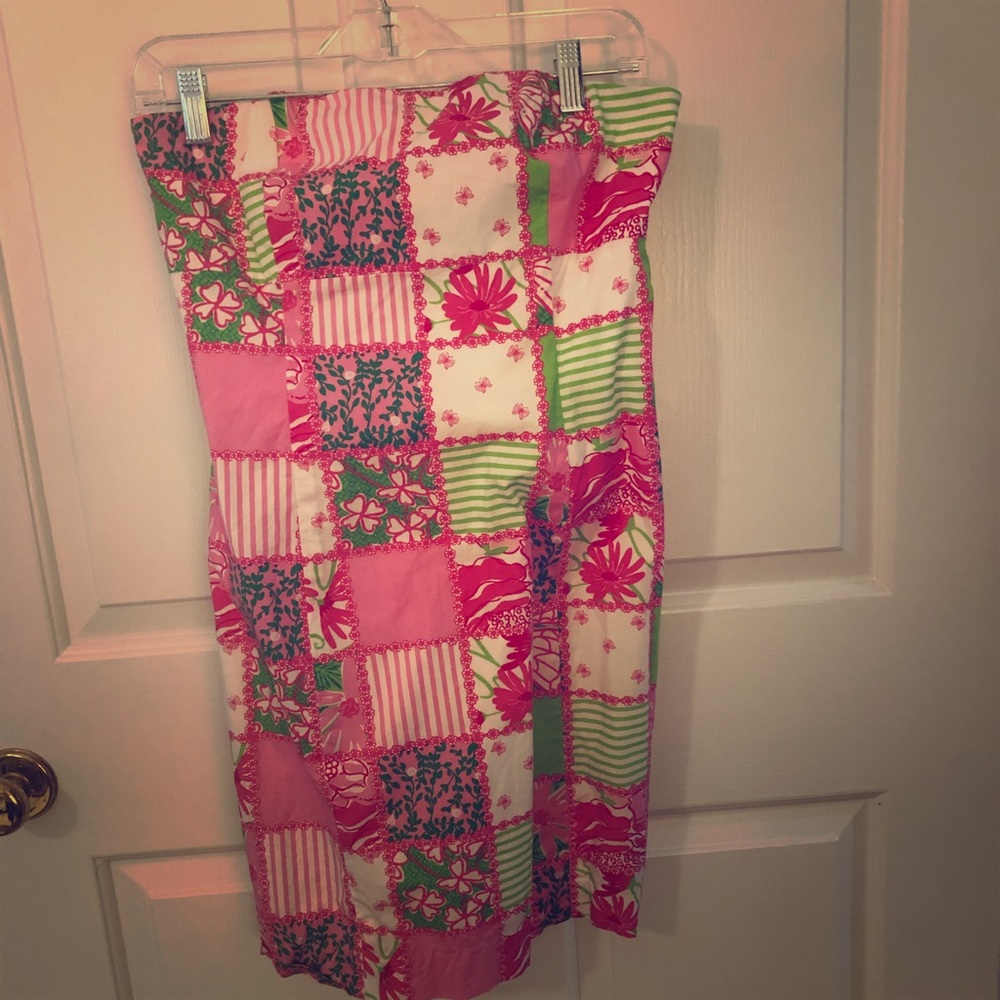 Lily Pulitzer strapless dress